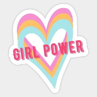 Girl power for the win! | fun, girly and feminine Sticker